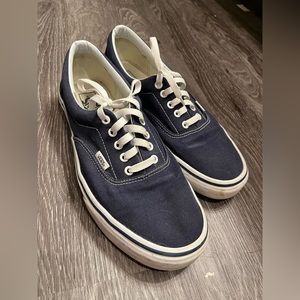 Vans Size 12 Authentic Shoe Navy Used Like New